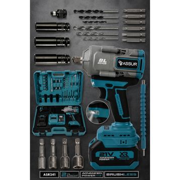 ASSUR ASR243 2x2 Ah Akülü Somun Sıkma Makinesi