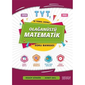 Astana Yayınları 2021 TYT Olağanüstü Matematik Soru Bankası