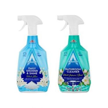 Astonish 750 ml Banyo Temizleyici + 750 ml Duş Temizleyici Sprey