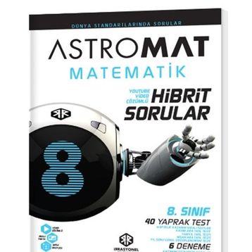 Astromat 8. Sınıf Matematik Hibrit Soru Bankası