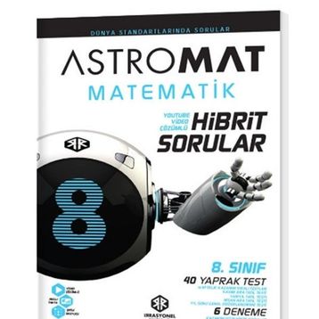 Astromat 8. Sınıf Matematik Hibrit Soru Bankası