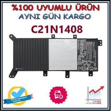Asus C21N1408, 0B200-01130100 Batarya Pil