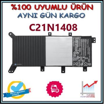 Asus C21N1408, 0B200-01130100 Batarya Pil