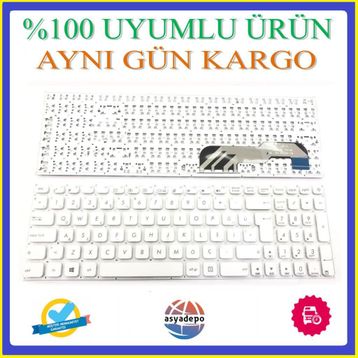 Asus D541NC Beyaz Klavye