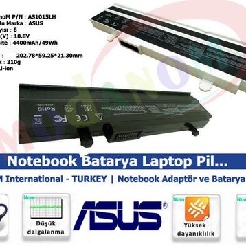 Asus Eee Pc 1011PD 1015PDT 1015PEB Laptop Batarya