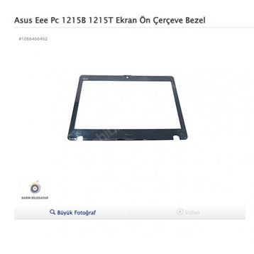 Asus Eee Pc 1215B 1215T Ön Çerçeve Bezel Uyumlu Laptop Ekran