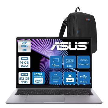 Asus ExpertBook P3 G1 P3606CCA-U516512G1D-AI Ultra 5 225H 16GB RAM 512GB SSD FreeDOS 16 inç Laptop
