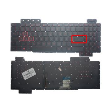 Asus FX504GD-E4219 Klavye