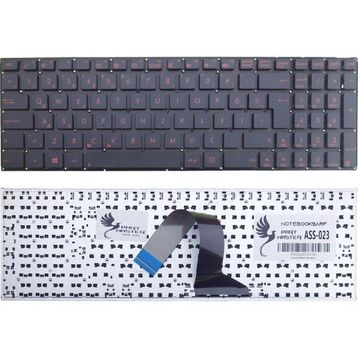 Asus FX550V Kırmızı Klavye