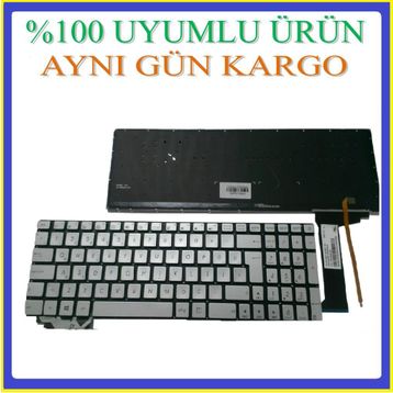 Asus G58VW Gümüş Klavye
