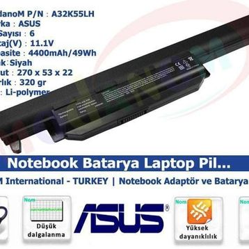 Asus K55A DH51 Laptop Uyumlu Batarya