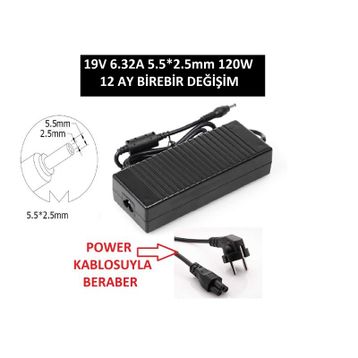 Asus N53SN 19V 6.32A 120W Adaptör