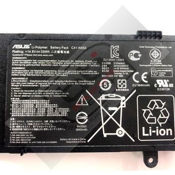 Asus N550JK Notebook Bataryası