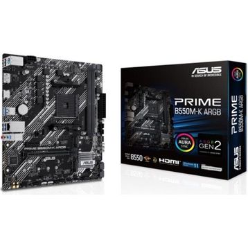 Asus Prime B550M-K ARGB AMD AM4 DDR4 Micro ATX Anakart