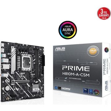 Asus Prime H810M-A-CSM Intel LGA1851 DDR5 Micro ATX Anakart
