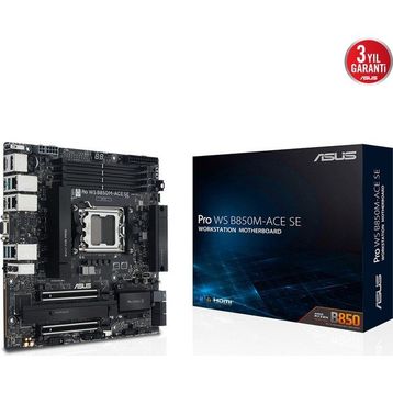 Asus Pro WS B850M-ACE SE AMD AM5 DDR5 Micro ATX Anakart