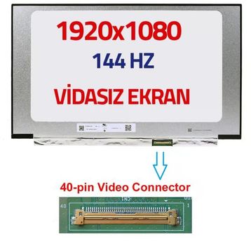 Asus PX531G LCD Slim 40 Pin Vidasız 15.6 inç Uyumlu Laptop Ekran