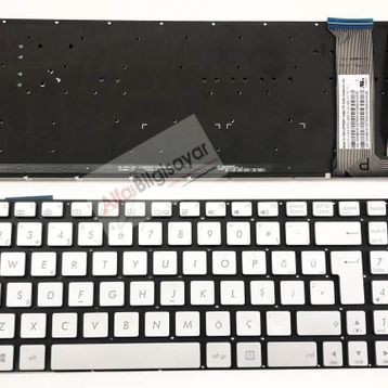 Asus R555JQ Gümüş Klavye
