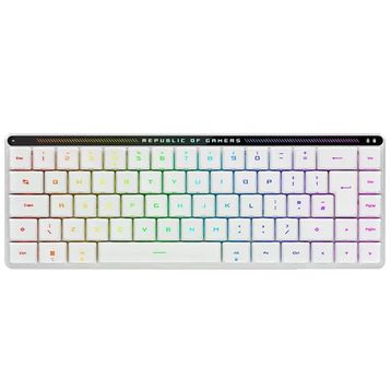 Asus Rog Falchion RX Low Profile Red Switch Rgb Kablosuz Türkçe Mekanik Beyaz Gaming Klavye