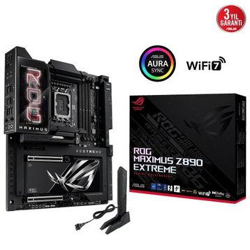Asus ROG Maximus Z890 Extreme Intel LGA1851 DDR5 E-ATX WiFi7 Gaming Anakart