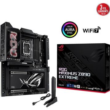 Asus ROG Maximus Z890 Extreme Intel LGA1851 DDR5 E-ATX WiFi7 Gaming Anakart