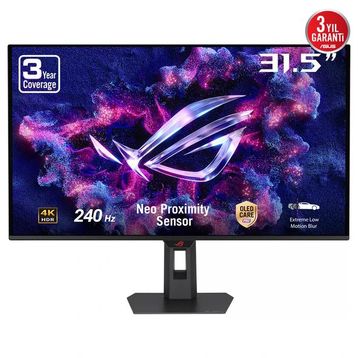 Asus Rog Strix OLED XG32UQDMS 31.5 inç 240Hz 0.03ms 4K UHD QD-OLED Oyuncu Monitörü