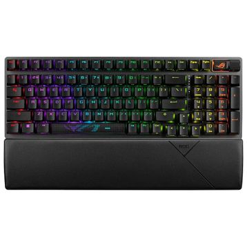 Asus Rog Strix Scope II 96 NX Snow Switch RGB Kablosuz Hotswap İngilizce Siyah Mekanik Gaming Klavye