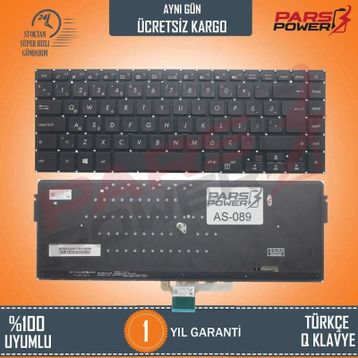 Asus S510UN-EH76 Siyah Işıklı Laptop Klavye