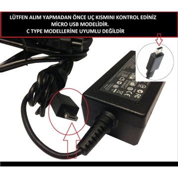 Asus Transformer FlipBook X205T Uyumlu Adaptör