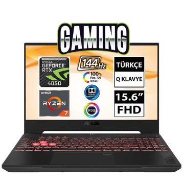 Asus TUF Gaming A15 FA507NU-LP052A13 Ryzen 7 7735HS 32GB RAM 512GB SSD RTX 4050 Windows 11 Pro 15.6 inç Oyun Bilgisayarı