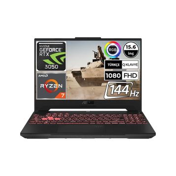 Asus Tuf Gaming A15 FA507RC-HN058A4 R7-6800H 32 GB Ram 1 TB SSD RTX3050 15.6’’ Dizüstü Bilgisayar