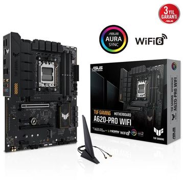 Asus TUF Gaming A620-PRO WiFi AMD AM5 DDR5 Micro ATX Anakart
