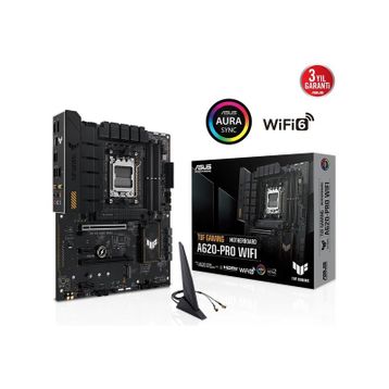 Asus TUF Gaming A620-PRO WiFi AMD AM5 DDR5 Micro ATX Anakart