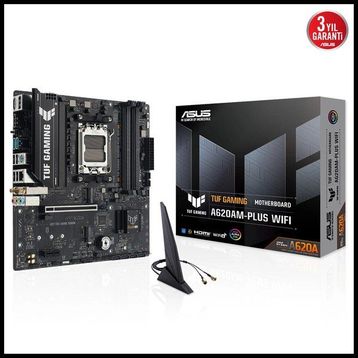 Asus TUF Gaming A620AM-Plus WiFi AMD AM5 DDR5 Micro ATX
