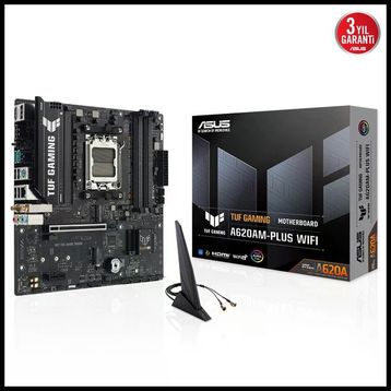 Asus TUF Gaming A620AM-Plus WiFi AMD AM5 DDR5 Micro ATX