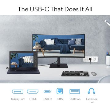 Asus VA34VCPSR 34 inç 100Hz 4ms Pivot Curved Monitör