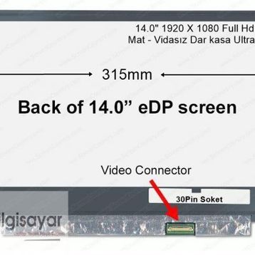 Asus Vivobook 14 X405UR-BV044T LCD Led Panel Uyumlu Laptop Ekran