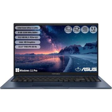 Asus Vivobook 15 X1504VA-BQ4126W Core 5 120U 8GB RAM 512GB SSD Windows 11 Home 15.6 inç Laptop