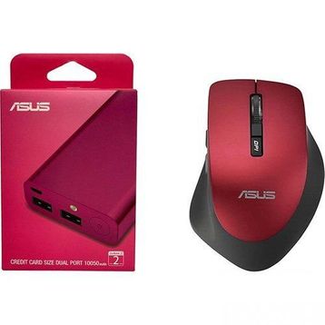 Asus WT425 Kırmızı Ergonomik Sessiz Optik Kablosuz Mouse