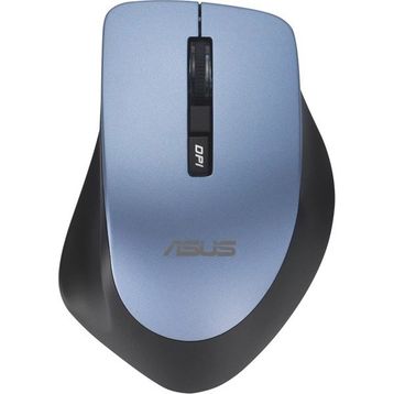 Asus WT425 Siyah Mavi Ergonomik Sessiz Optik Kablosuz Mouse