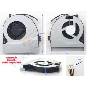 Asus X550V-X550VB-X550VC-X550VL Laptop Fan