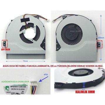 Asus X550V-X550VB-X550VC-X550VL Laptop Fan
