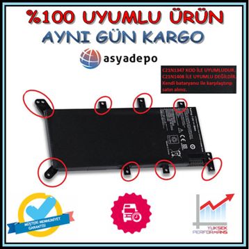 Asus X555LAB Notebook Bataryası