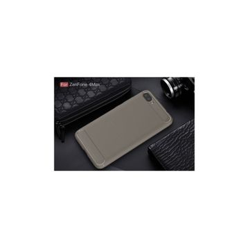 Asus Zenfone 4 Max ZC554KL Karbon Fiber Kapak + Cam Silikon kılıf