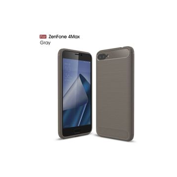 Asus Zenfone 4 Max ZC554KL Karbon Fiber Kapak + Cam Silikon kılıf