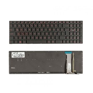 Asus ZX50 ZX50J ZX50JX Siyah Işıklı TR Uyumlu Laptop Klavye
