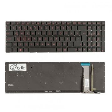 Asus ZX50 ZX50J ZX50JX Siyah Işıklı TR Uyumlu Laptop Klavye