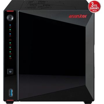 Asustor AS5404T Nimbustor 4 Gen 2 4 Yuvalı 2x22 TB 88 TB NAS Depolama Ünitesi