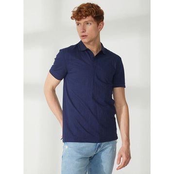 AT.P.CO A265P75343 Lacivert Polo Erkek T-Shirt