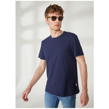 AT.P.CO A266T32748 Bisiklet Yaka Lacivert Erkek T-shirt